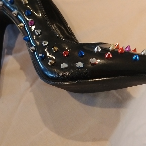 Women's beaded evening heels - Picture 9 of 10